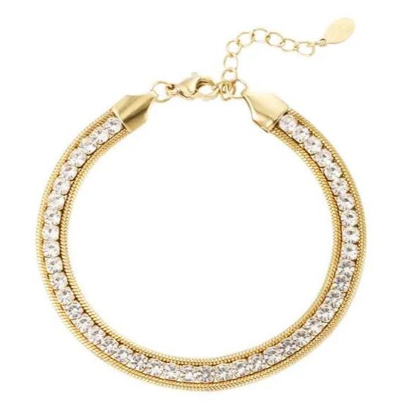 Armband Bling goud