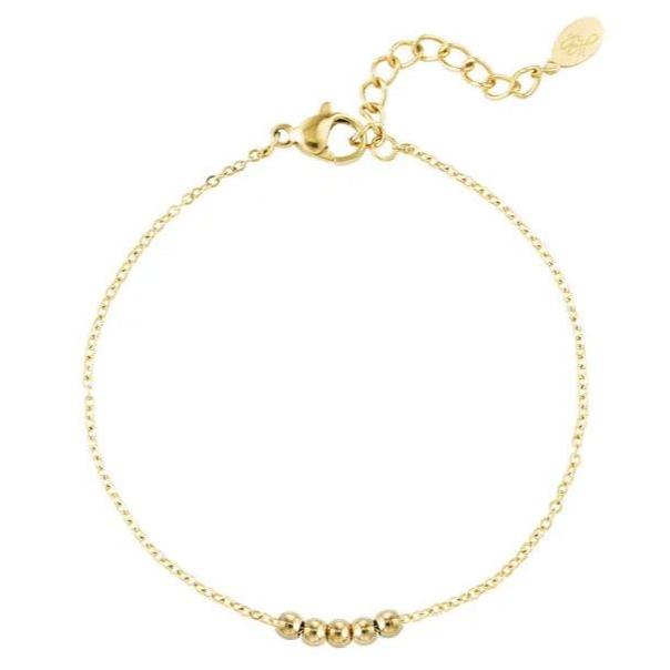 Armband Bolletjes goud
