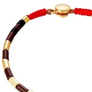 Armband Lock It Metaal bruin