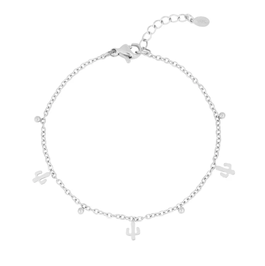 Armband Cactus zilver