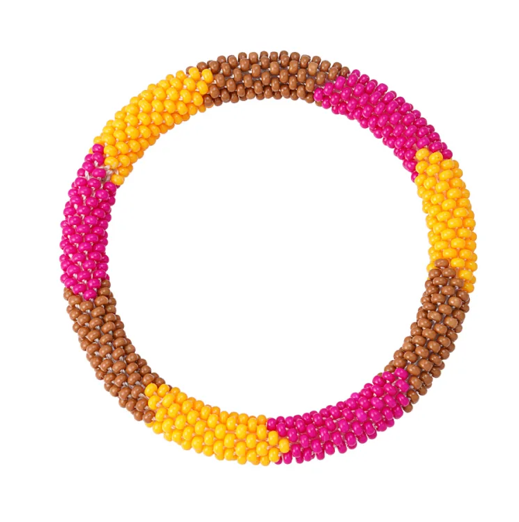 Armband Kralen Figuur oranje
