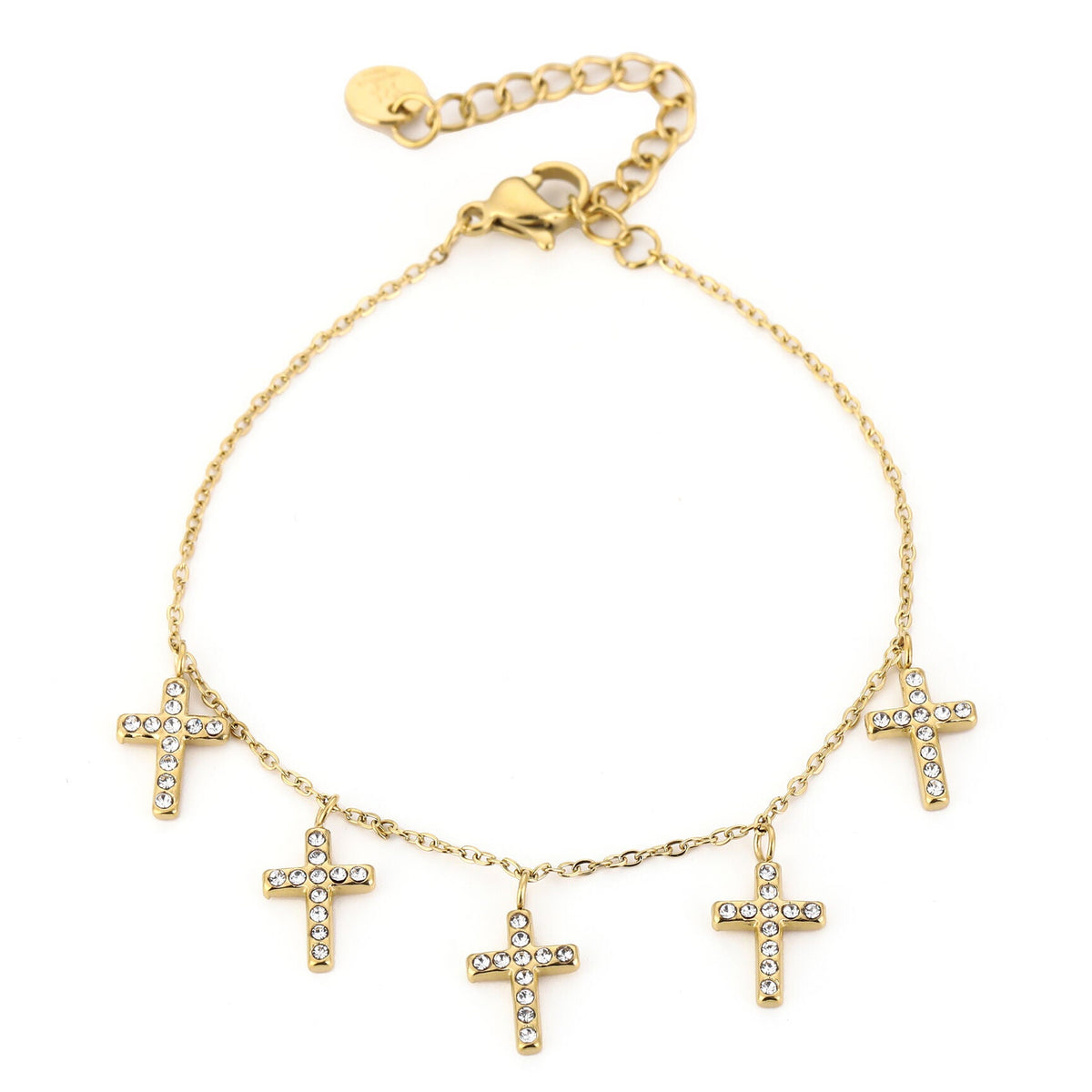 Armband Kruisjes goud