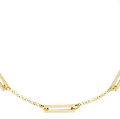 Armband drie Schakels goud