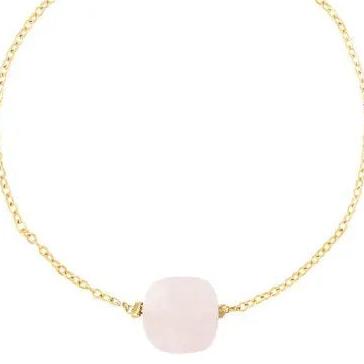 Armband met Steen goud roze