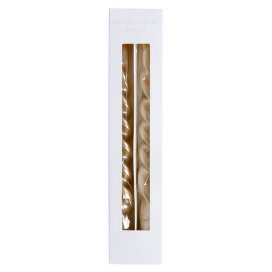 Dinerkaars Twisted set-van-2 Senza koper 2x2x25cm