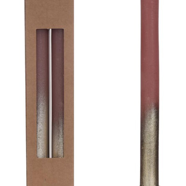 Dinerkaars Curso set-van-2 goud-mauve 2x2x25cm
