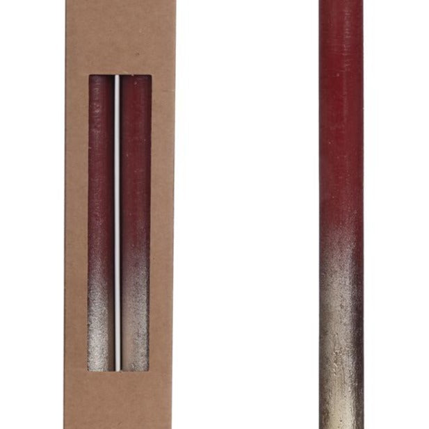 Dinerkaars Curso set-van-2 goud-rood 2x2x25cm