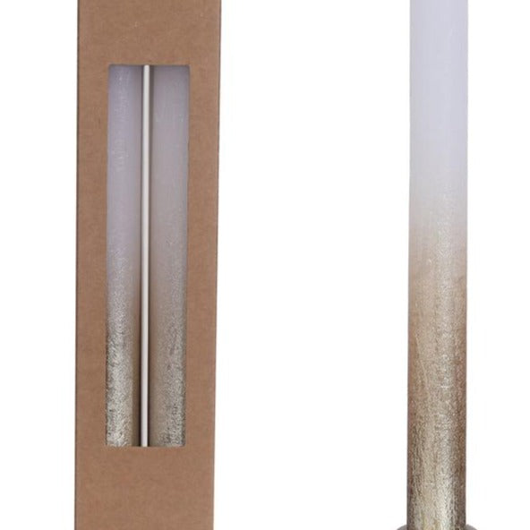 Dinerkaars Curso set-van-2 goud-wit 2x2x25cm