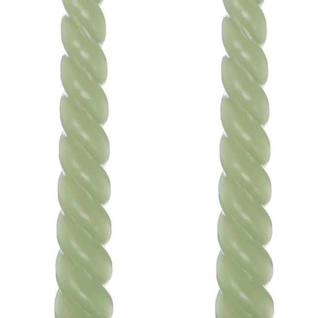Dinerkaars Twisted set-van-4 groen 2x2x19cm