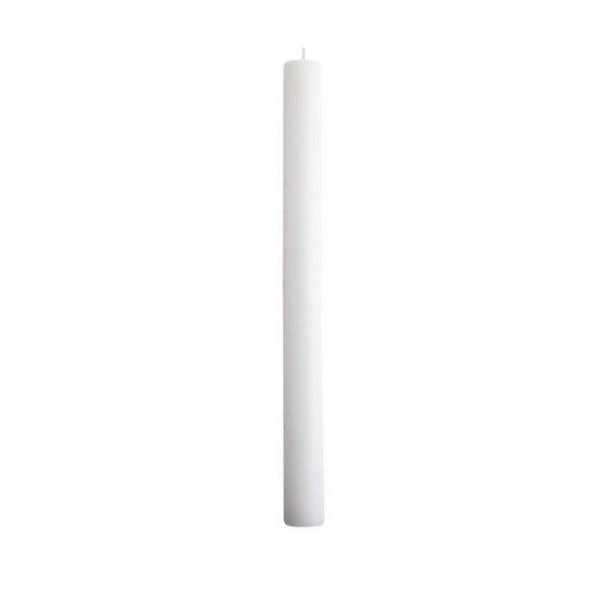 Dinerkaarsen Gentle set-van-3 wit 7x2x25cm