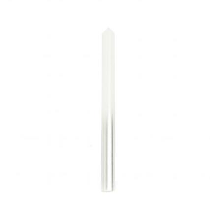 Dinerkaars set-van-4 Dipdye wit zilver 10x2,5x26cm