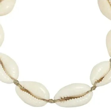 Enkelbandje Shell Beach Schelpjes goud