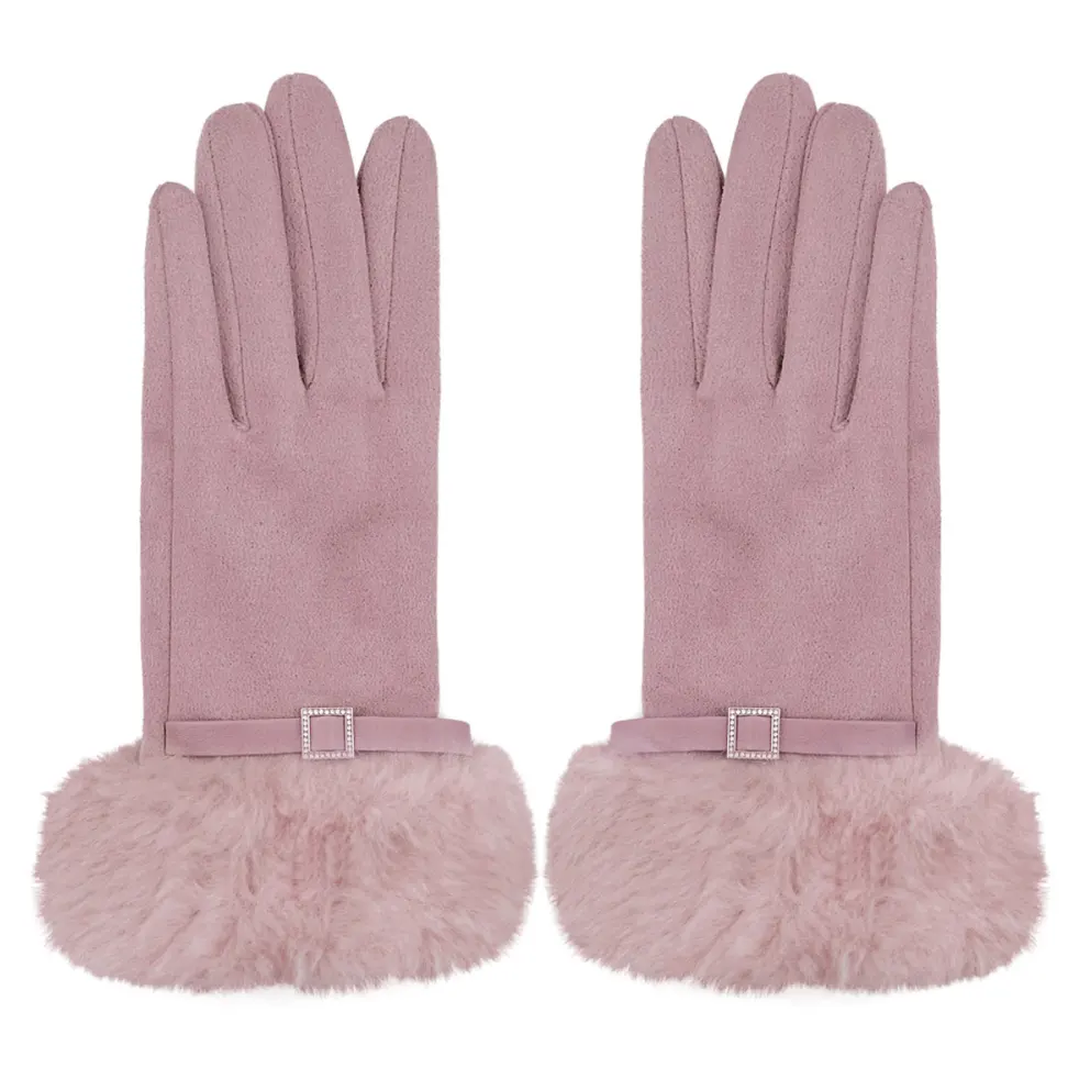 Handschoenen set-van-2 Refined Grace roze one-size
