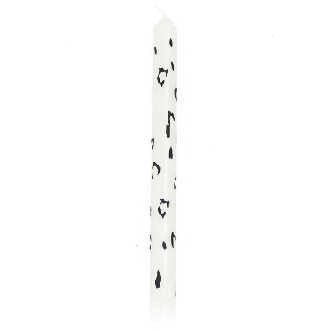 Kaarsen set-van-3 Panter wit 2x2x25cm
