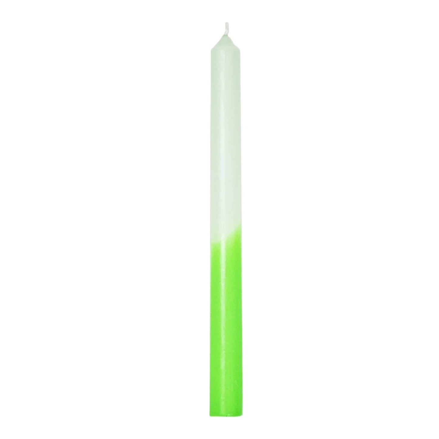 Kaarsen set-van-4 Dipdye groen 10x2,5x26cm