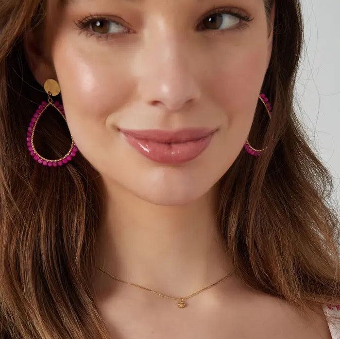 Ketting Bloemenbedel goud