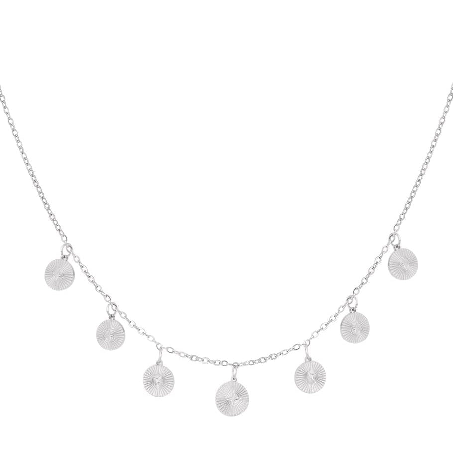 Ketting Coins zilver