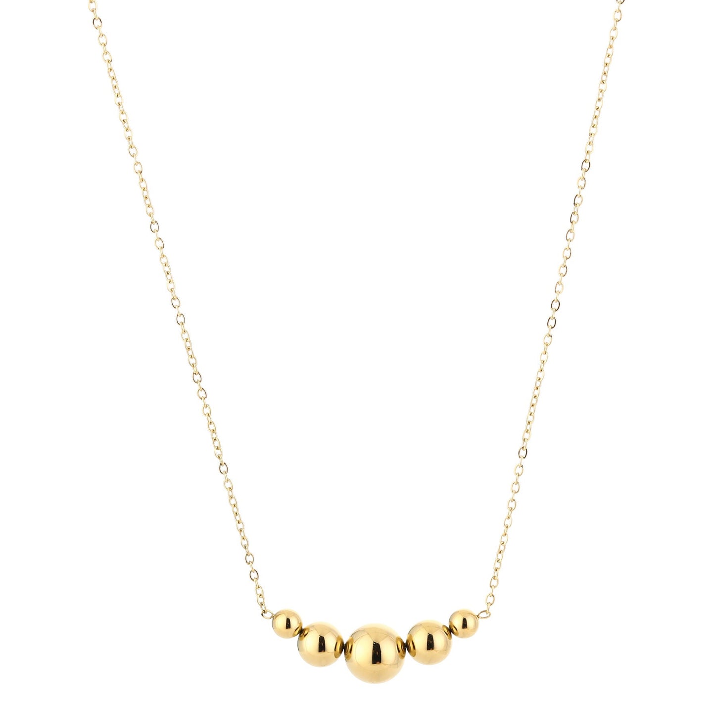 Ketting Kralen goud