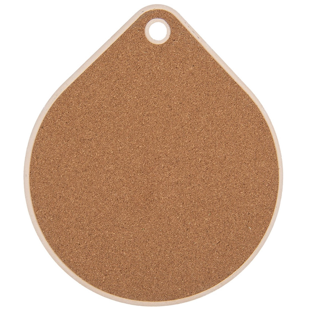 Onderzetter Bloemetjes beige 23x20cm