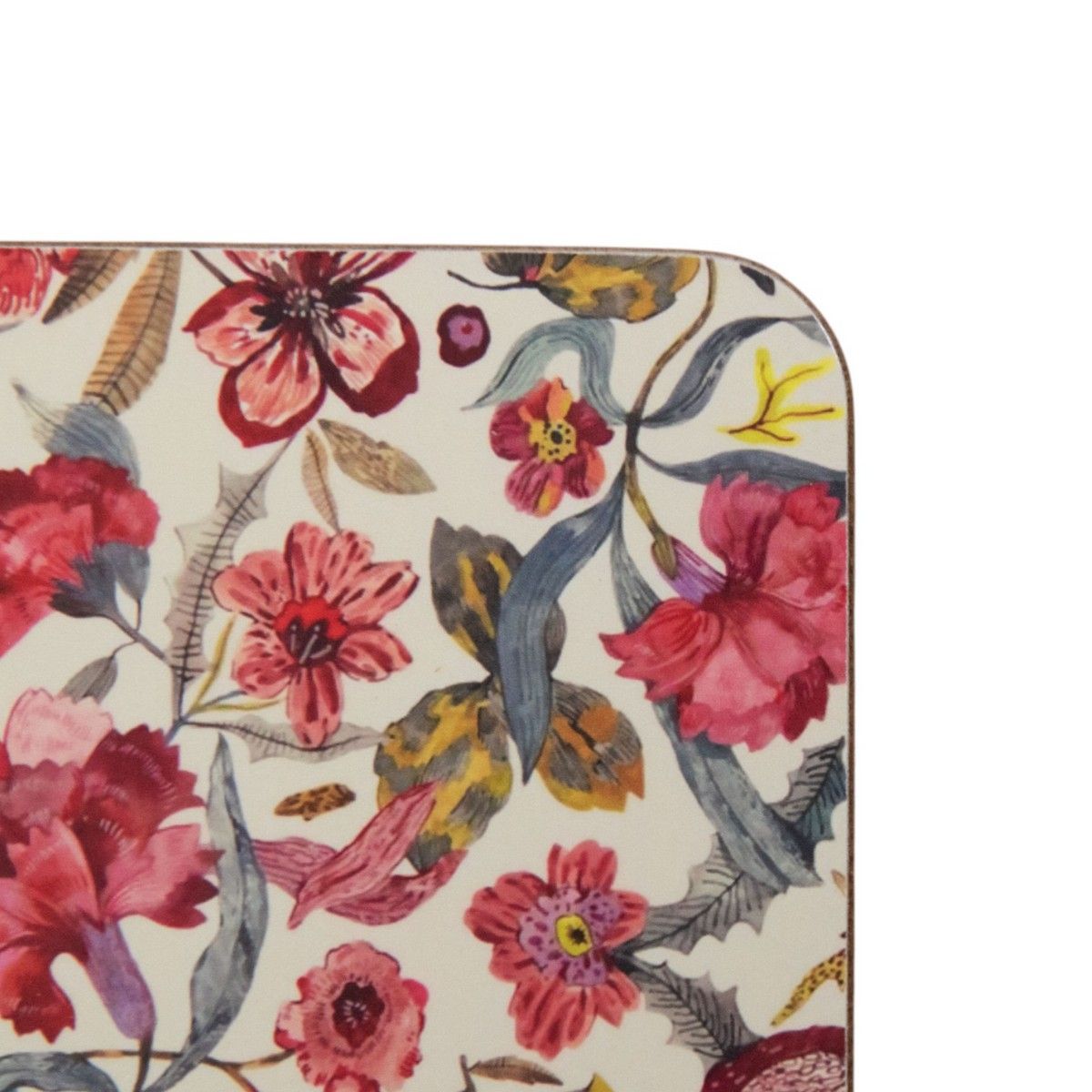 Onderzetters set-van-6 Zara bloemen 10x10cm