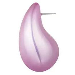 Oorbellen Druppel Metallic roze