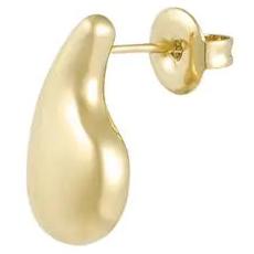 Oorbellen Druppel Plat goud