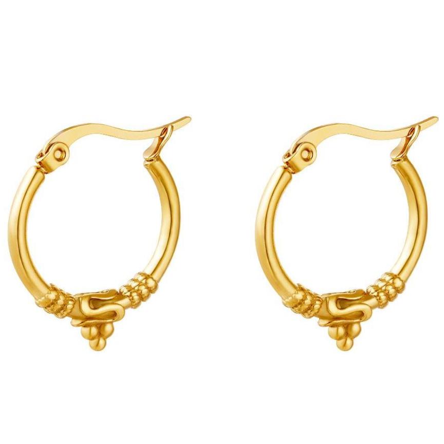Oorbellen Patroon goud