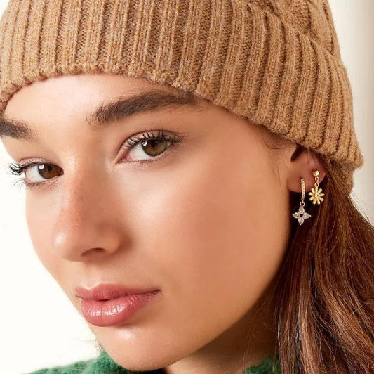 Oorbellen Daisy goud