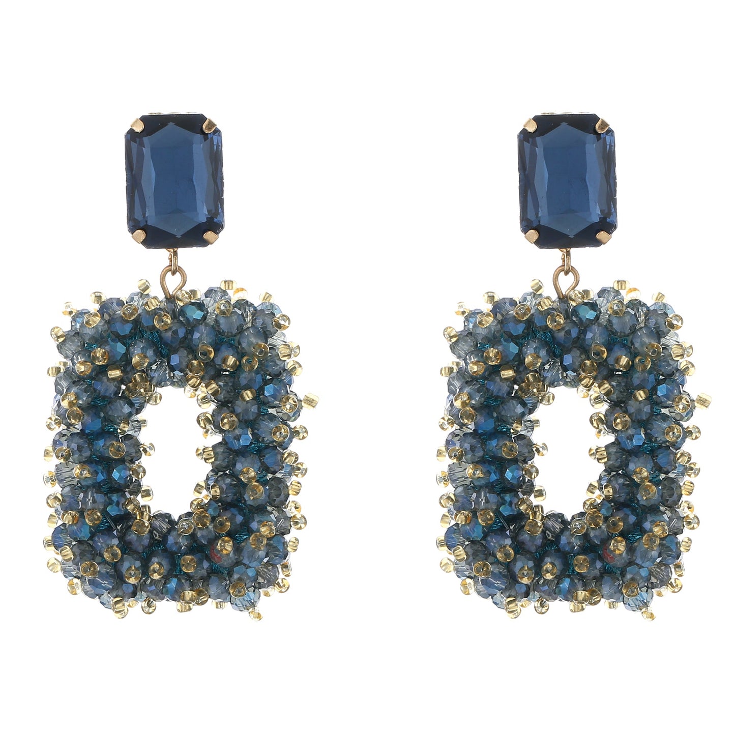 Oorbellen Statement blauw