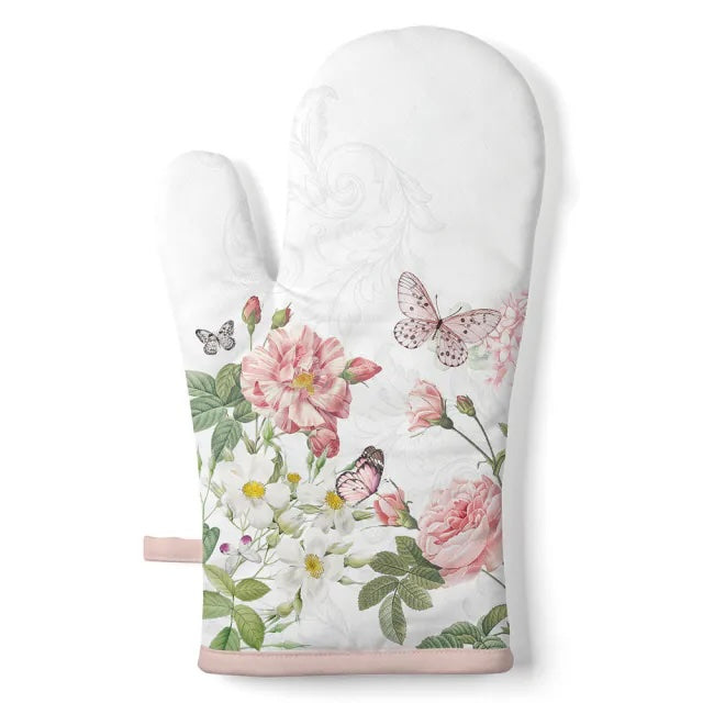 Ovenwant Amelia wit roze 30x18cm