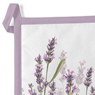 Pannenlap Lavender Shades Katoen wit 20x20cm