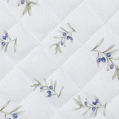 Pannenlap Olijven wit 20x20cm