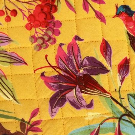 Pannenlappen set-van-2 Paradise canary 25x25cm