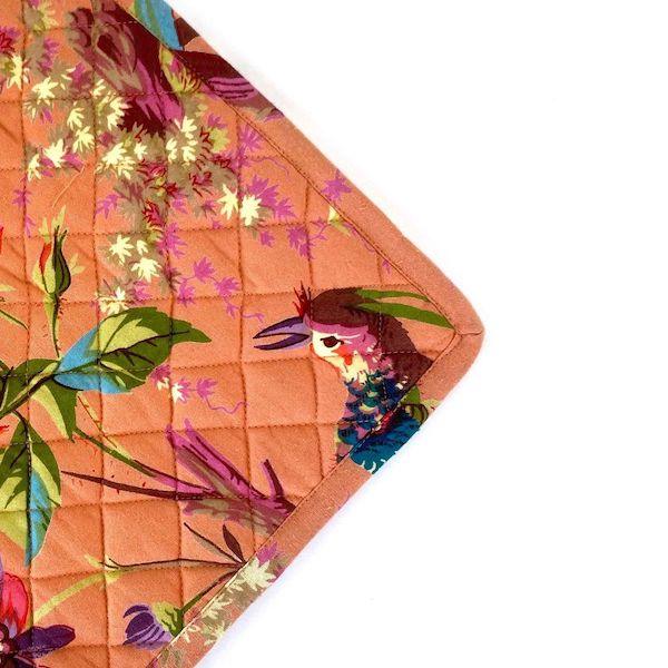 Pannenlappen set-van-2 Paradise coral 25x25cm