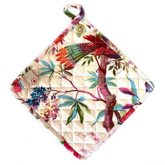 Pannenlappen set-van-2 Paradise ecru 25x25cm
