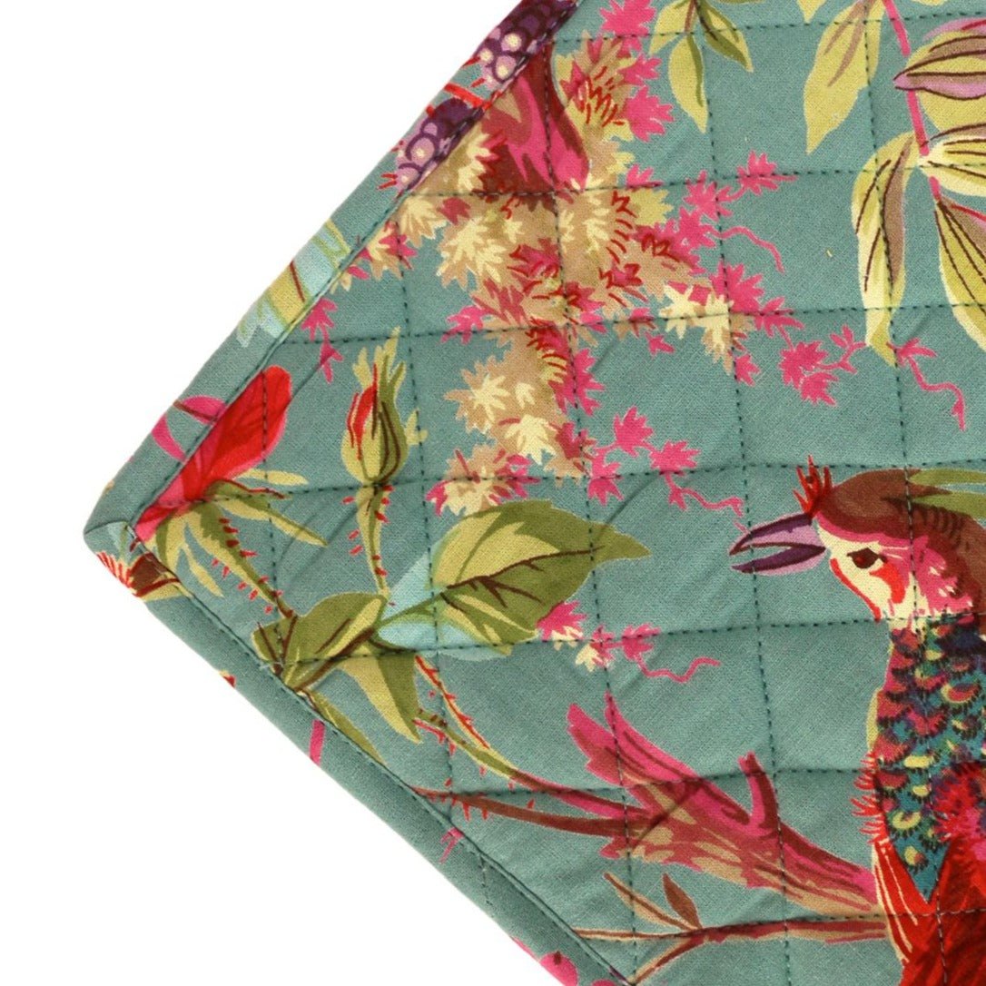 Pannenlappen set-van-2 Paradise lagoon 25x25cm