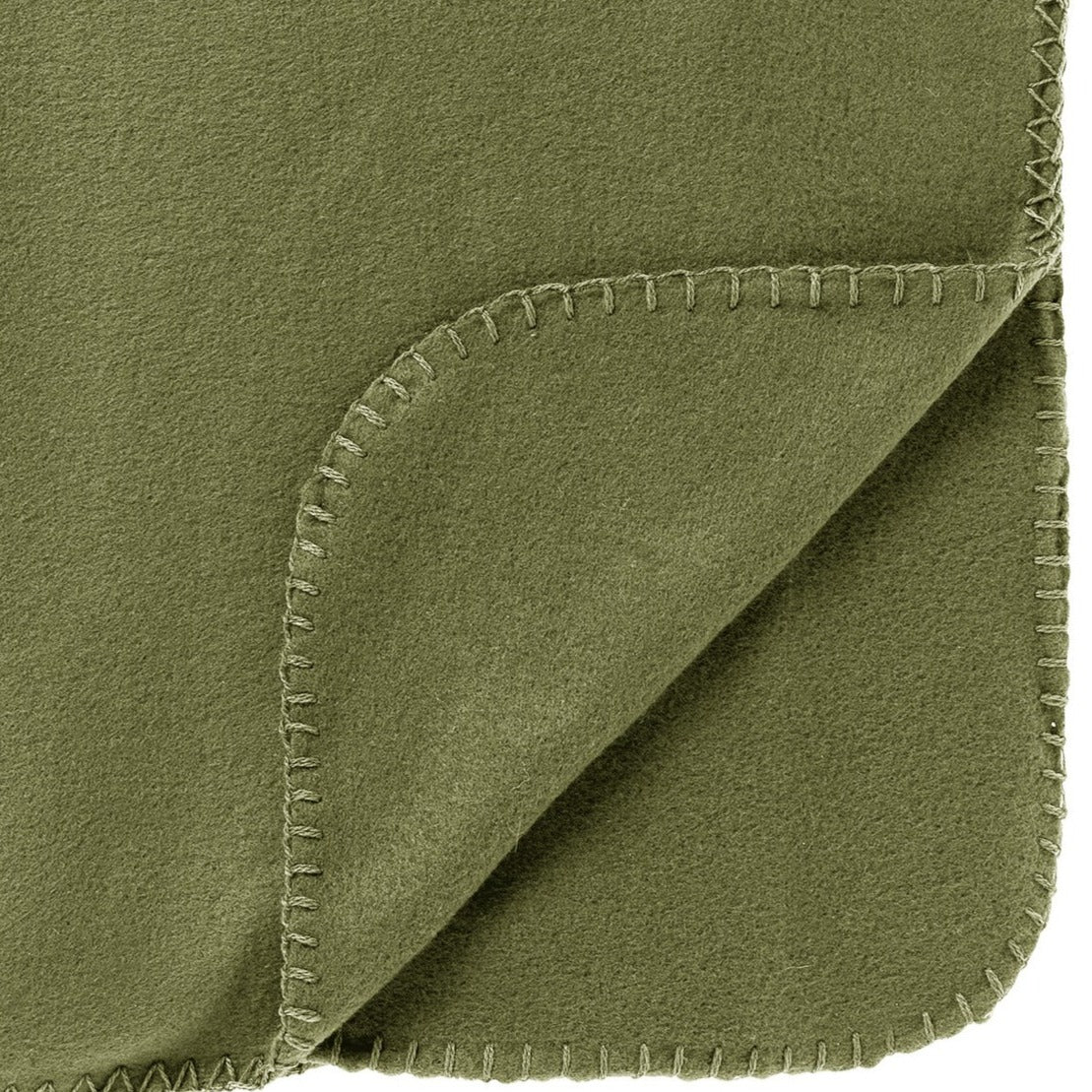 Plaid Dex Olive Branch 160x130cm detail