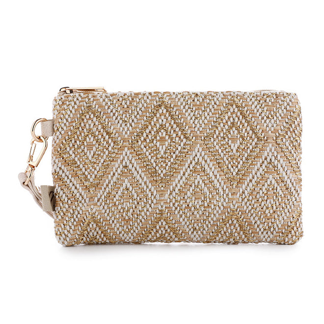 Portemonnee Coin Ruit beige 20x12cm