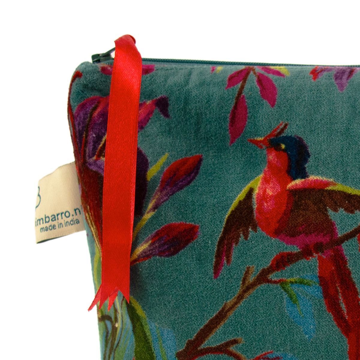 Pouch Paradise Emerald 25x25cm