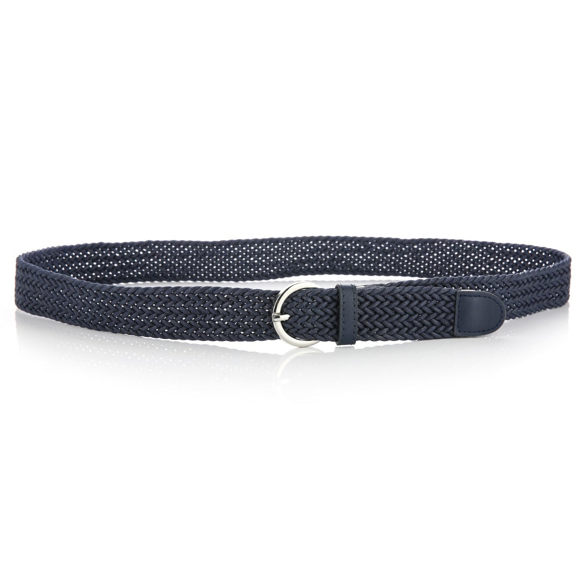 Riem Vlecht navy 120cm