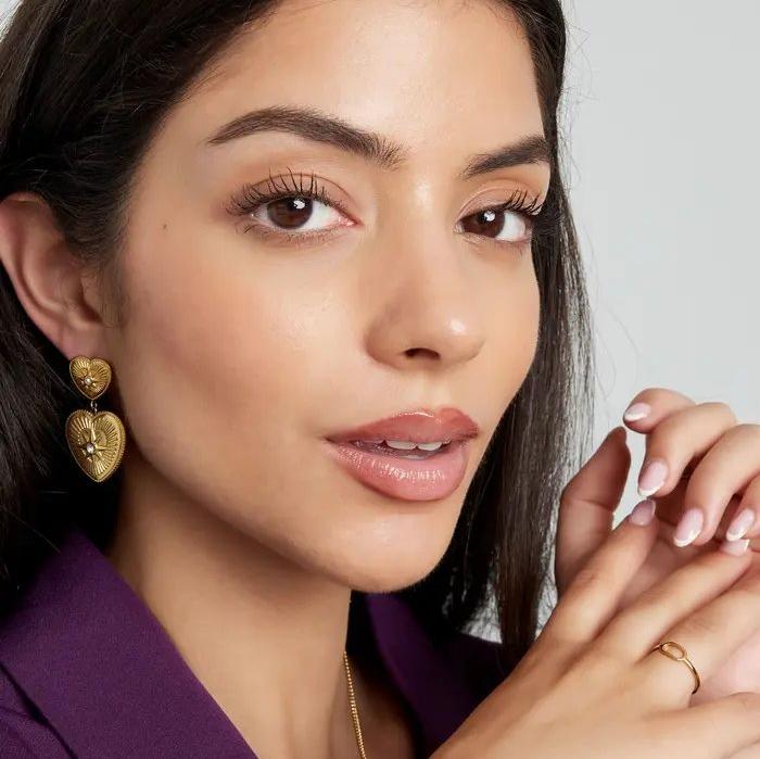 Ring Cut Out goud size 17