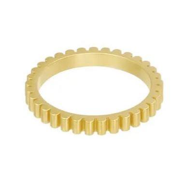 Ring Ribbel goud size 17
