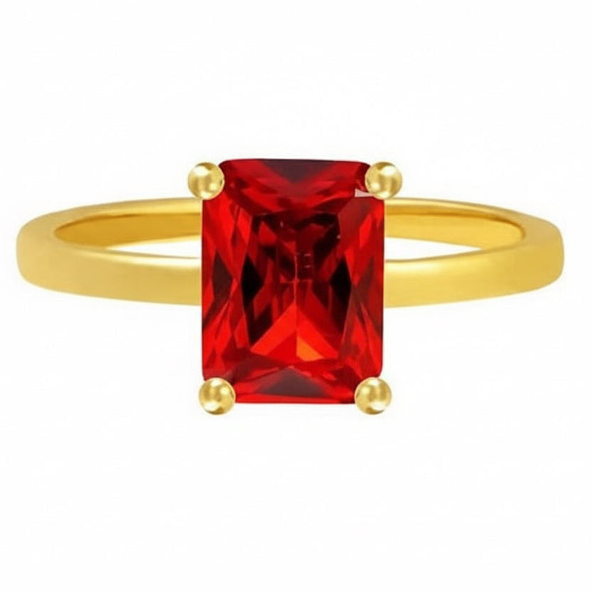 Ring Shimmer Koper rood size 17