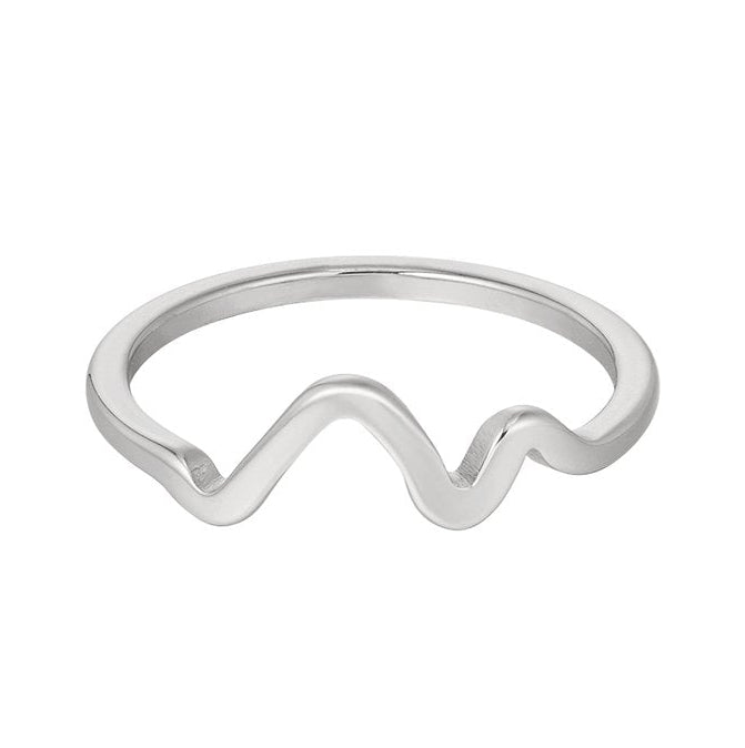 Ring met Krul zilver