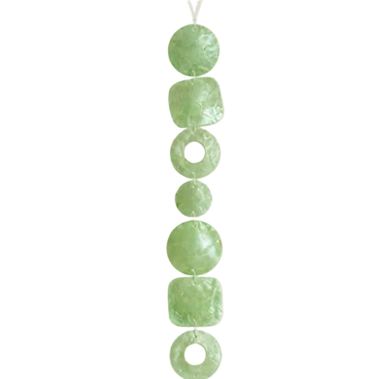 Schelpenslinger Capiz Freestyle mint 5x5x180cm