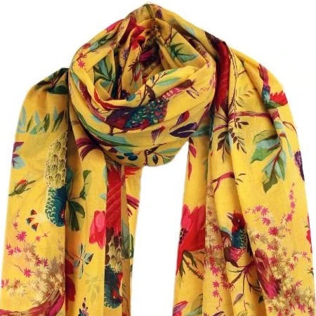 Sjaal Paradise soft canary 200x100cm