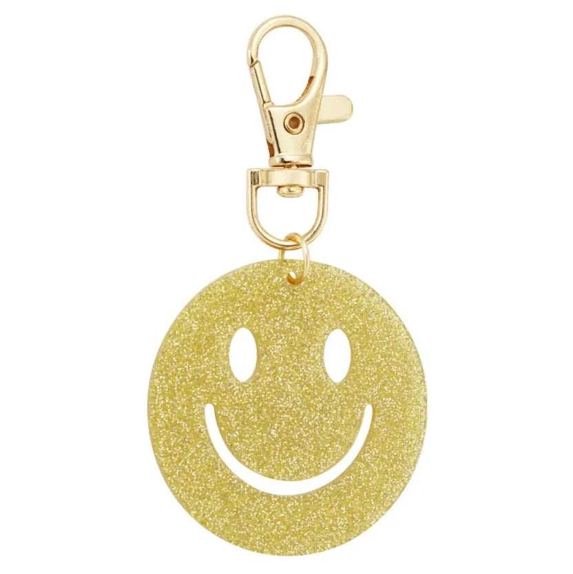 Sleutelhanger Keep Smiling goud