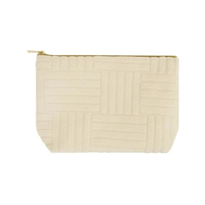 Toilettas Jacquard beige 20x13x6cm