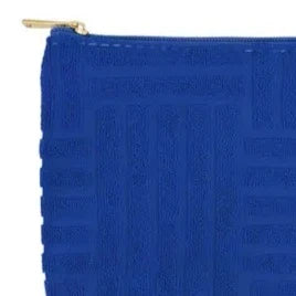 Toilettas Jacquard blauw 20x13x6cm