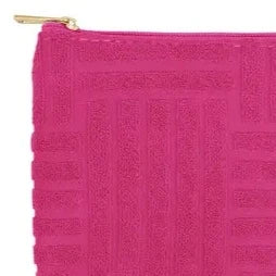 Toilettas Jacquard fuchsia 20x13x6cm